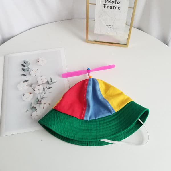 1-pakning voksen propellhette baseballcaps regnbue topphatt lett ir