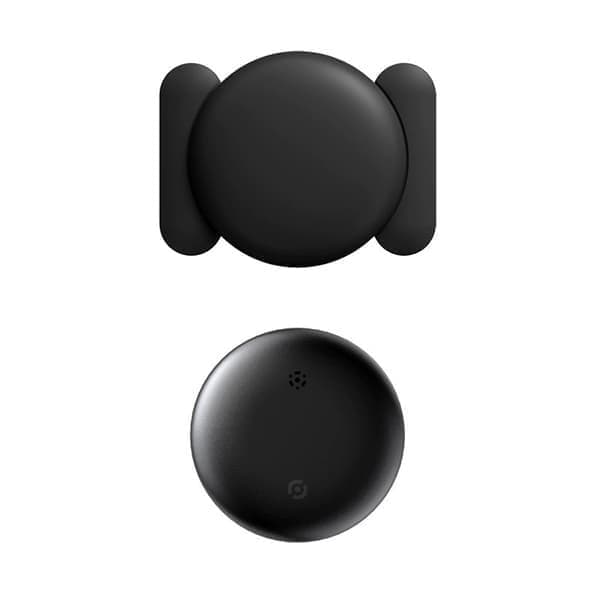 GPS Tracker til køretøjer og biler, GPS biltracker i realtid, kompatibel med Find (kun iOS), med magnetisk etui - 1 sæt sort 1 sæt