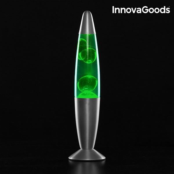 Magma lavalampa med glödlampa i varma färger - original dekorationsvätska Färg - Billig grön