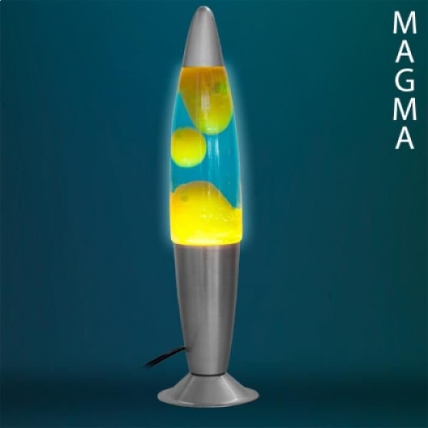 Blue Rocket Magma Lava Lampa