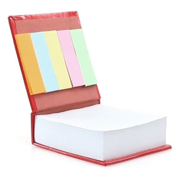 Anteckningsblock med cover med självhäftande anteckningar (200 flikar) -  Färganteckningsbok - Blå 84b1 | Fyndiq