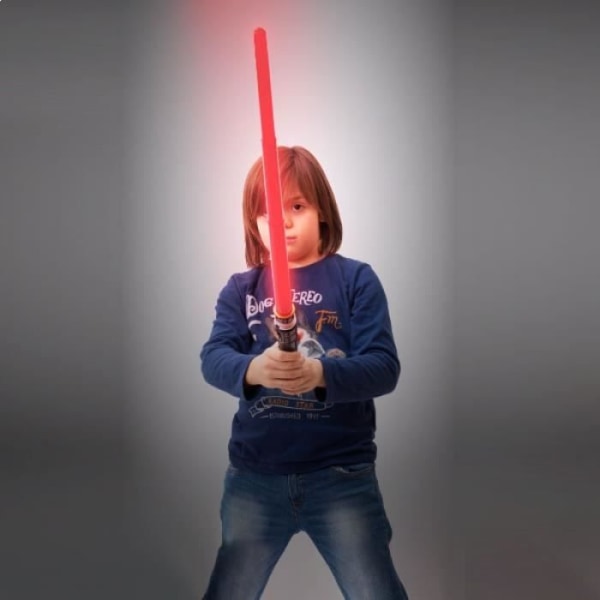 Rött ljus och ljud ljussabel - Star Wars - Jedi - 85 cm - För barn från 4 år och uppåt