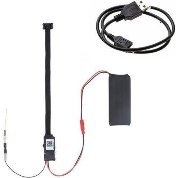 Modul Spy Camera Full HD 4K WIFI IP mörkerseende och detektor