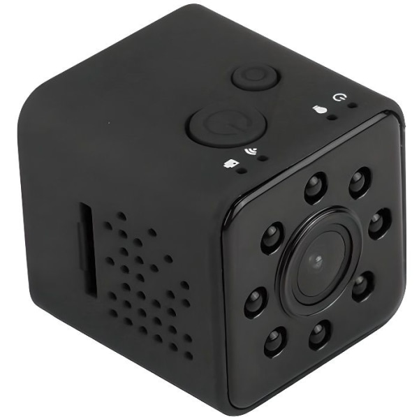 Övervakningskamera i miniatyr vattentätt fodral - Svart - HD 1080P - Wifi - 2,9 x 2,8 x 2,8 cm