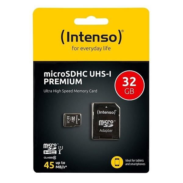 Micro SD-minneskort med svart adapterkapacitet - 16 GB