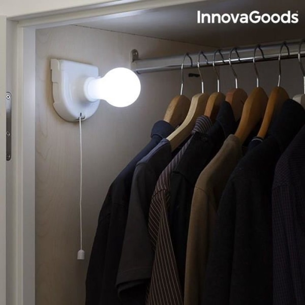 Bärbar batteridriven LED-lampa - Ljus för garderob, hem, kontor