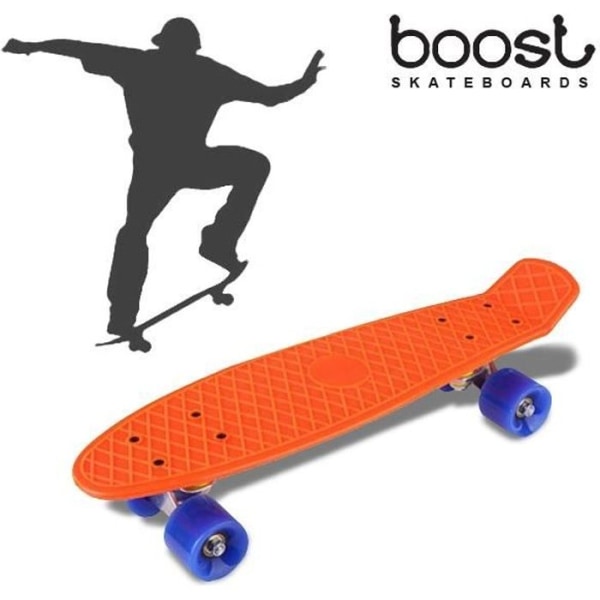 Skateboard - Fish Boost - 4 hjul - Blandat - Orange - Vuxen