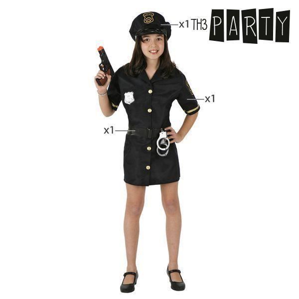 Kostym för polistjej - dräkt Storlek - 5-6 år