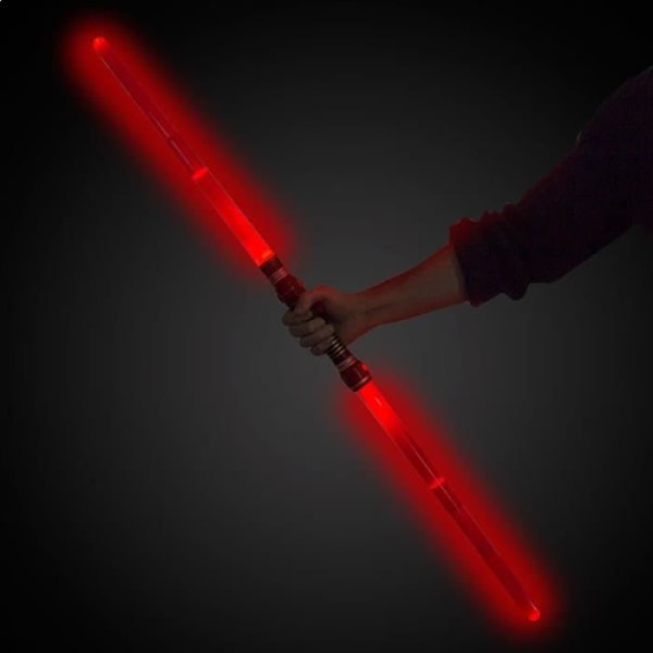Star Wars Double Lightsaber - Röd - Ljud och ljuseffekter