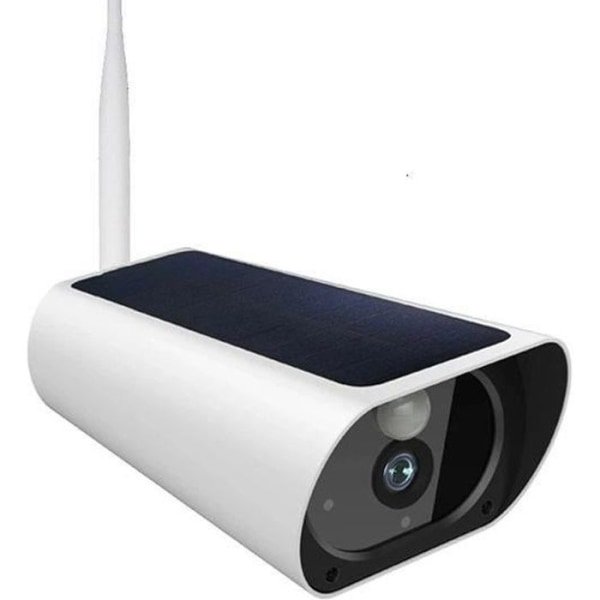 Vattentät säkerhetskamera med Wifi-solpanel och IP Zoom X