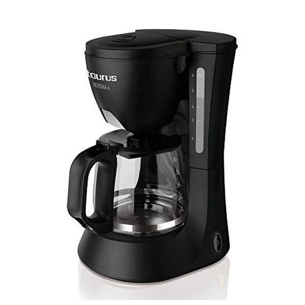 550W svart droppkaffebryggare - kaffemaskin för hem och kontor