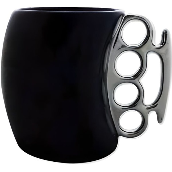 Mugghandtag svart knoge duster cup mugg värmekänslig termoreaktiv värme.