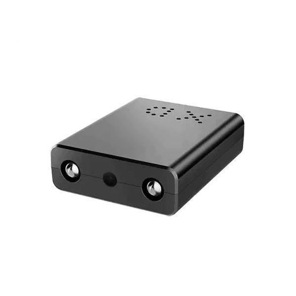 Full HD 1080P Wifi IP mikro spionkamera med ljud och mörkerseende - Svart