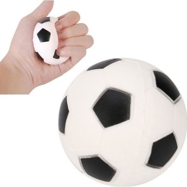 Antistressleksak - Minifotboll - Blandat - Diameter 6 cm - Antistressfunktion - Vit