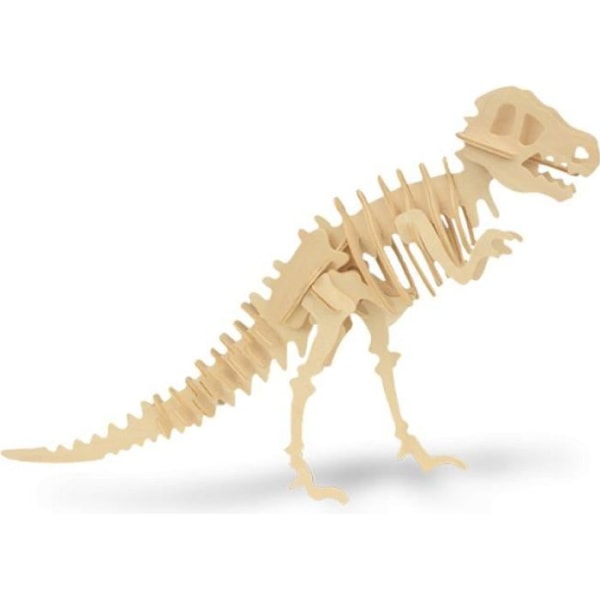 Tyrannosaurus dinosaurie skelett träpussel - Märke - Modell - Material: Trä - Rekommenderad ålder: + 3 år