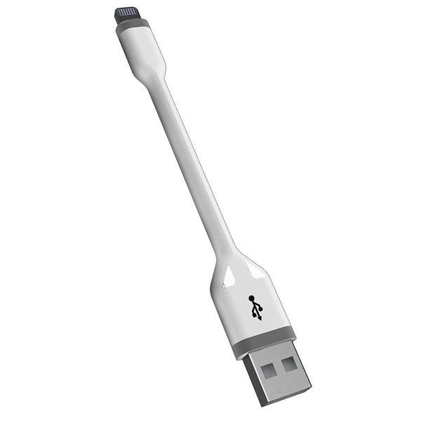 USB till Lightning-kabel 10 cm Färg - Svart