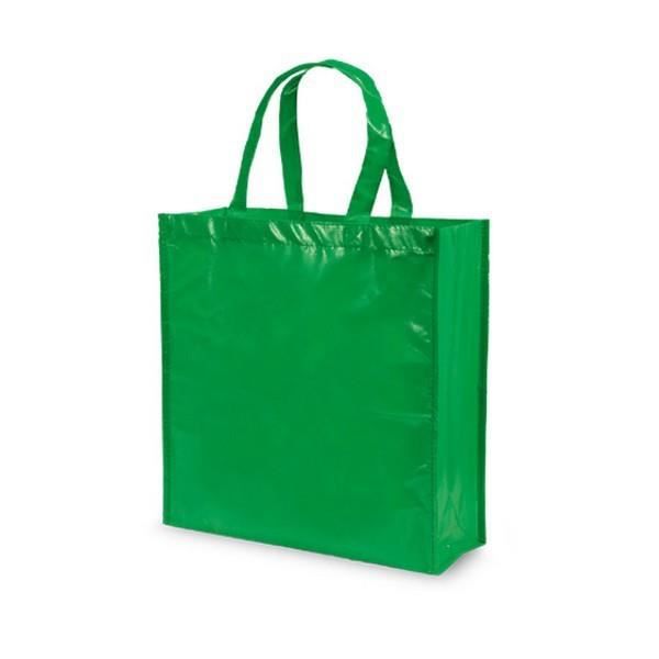 Shiny Effect Shopping Bag - Multi Purpose Bag Color - Orange