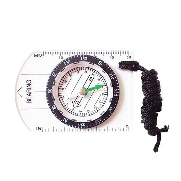 Kompass med transparent sladd * Mått: 7 x 4,8 x 0,09 cm * Material: ABS * Färg: transparent * Sladd medföljer Funktioner: