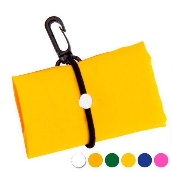 Vikbar väska i polyester (42,5 x 38 x 7 cm) - Färg på tygväska - Svart
