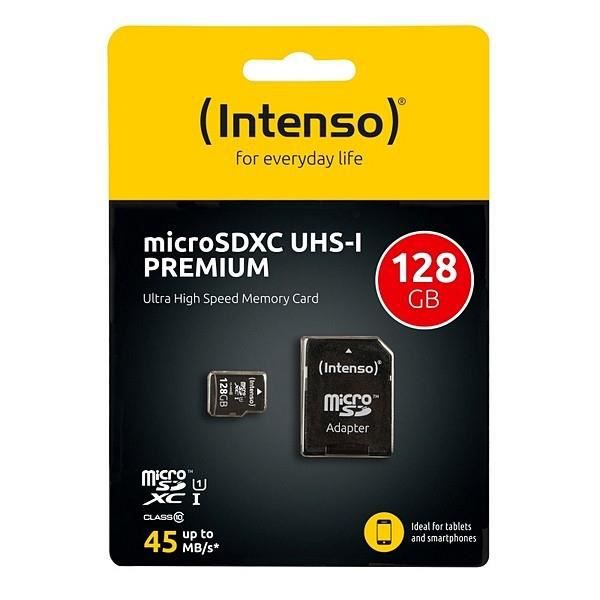 Micro SD-minneskort med adapter Svart Kapacitet - 64 GB