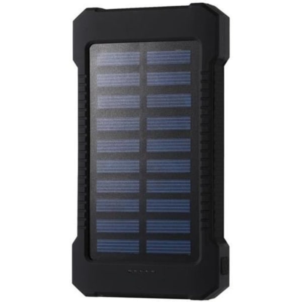 Bärbart Solar Power Bank Backup-batteri * Anslutning: USB * Batterikapacitet: 30000 mAh * Mått: 13,9 x