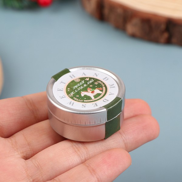 1 Sæt 1:12 Dukkehus Mini julesmåkager Slikgaveæske dåse B 2 onesize