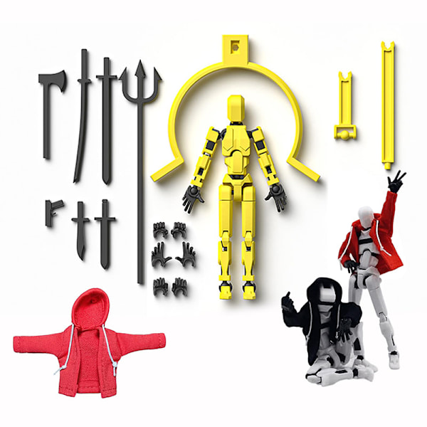 Hoodie Dummy13 Magnetisk Actionfigur Set Dummy 13 Actionfigur A5