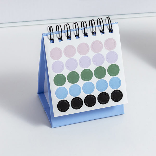 2025 Skrivbords kalender Årlig Månadsdaglig Planerare Tidshantering Black