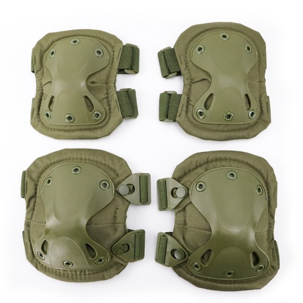 Taktisk knæpude Albue CS Military Protector Army Airsoft Outd Green one size