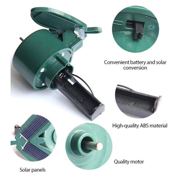 Haveudsmykning Solar Powered Dansende Fladrende Sommerfugle A A