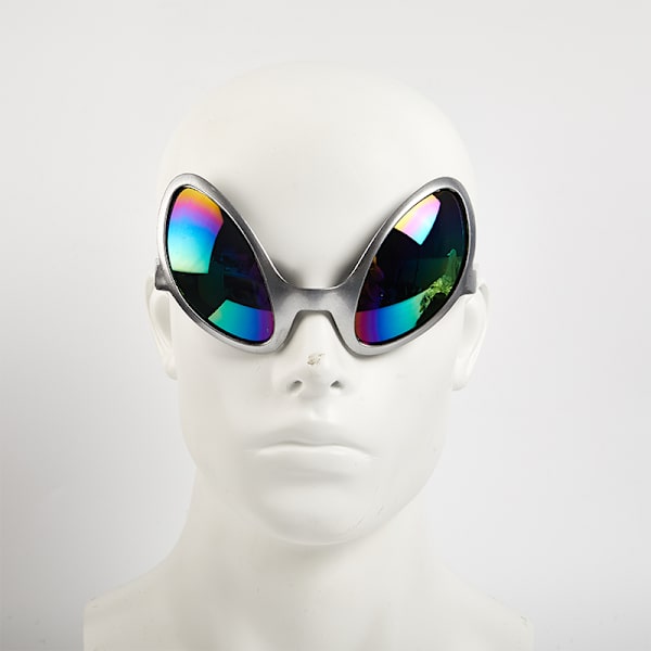Funny Aliens Pukulasit Rainbow Linssit ET Aurinkolasit Hallo Multicolor