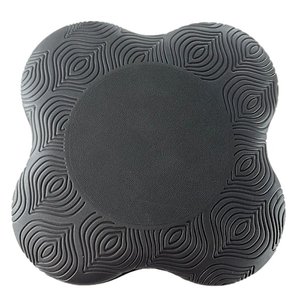 1 Pack polvisuojan ranteen liukastumista estävä yksivärinen suojaava matto jooga black One Size