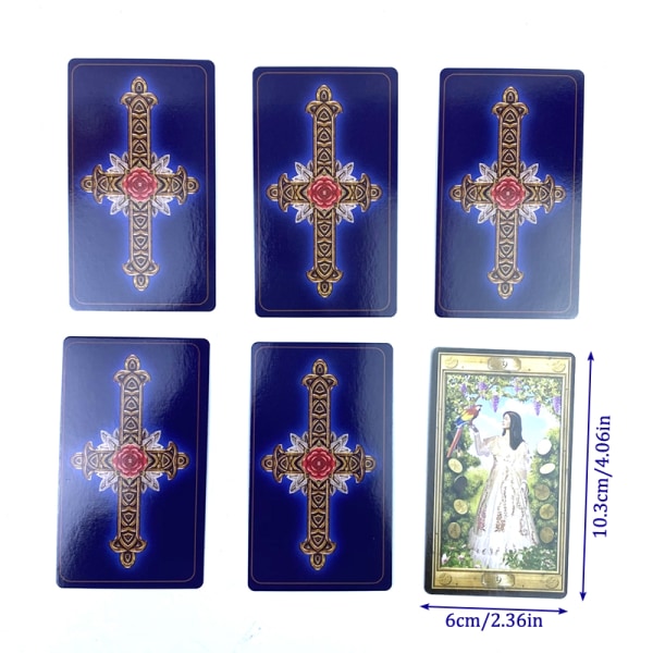 The Pictorial Key Tarot Card Prophecy Divination Deck Family Pa Multicolor one size