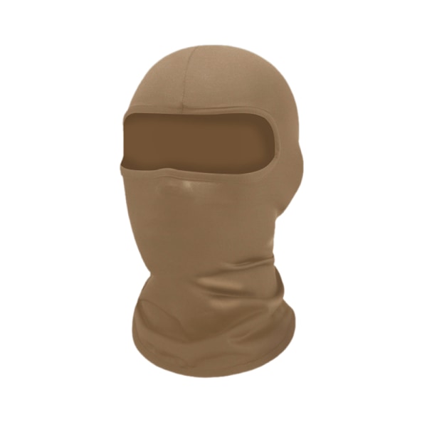 Kesä Hengittävä Pyöräilykypärä Anti-UV Balaclava Miehet Täyskasvot M Khaki