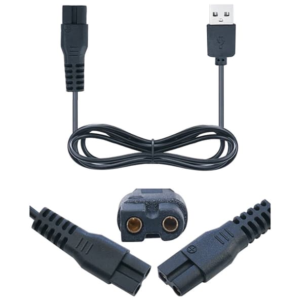 Elektrisk kæledyrstrimmer USB-opladerkabel strømkabel til C6/C7 hår onesize