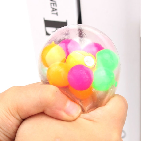 Giftfri färg Sensorisk leksak Kontor Stressboll Tryckboll St onesize