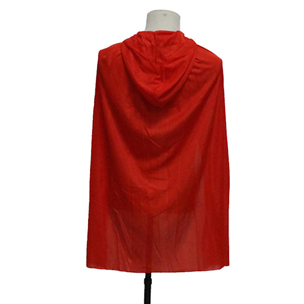 Halloween Kostume Død Djævel Rolle Rød Sort Heks Vampyr Lon 5