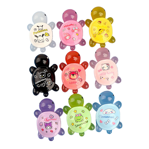 5 st Luminous Turtle Bilprydnader Mikro Landskap Dekor Glow I 5Pcs Random Color