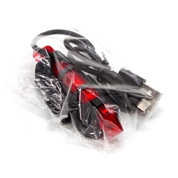 LED Mountain Bike Bagageholder Lys Vandtæt Cykel Bag Se B one size
