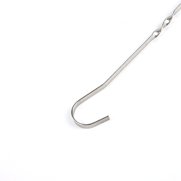 10 stk spyd til grill gjenbrukbar grill i rustfritt stål Silver 10Pcs