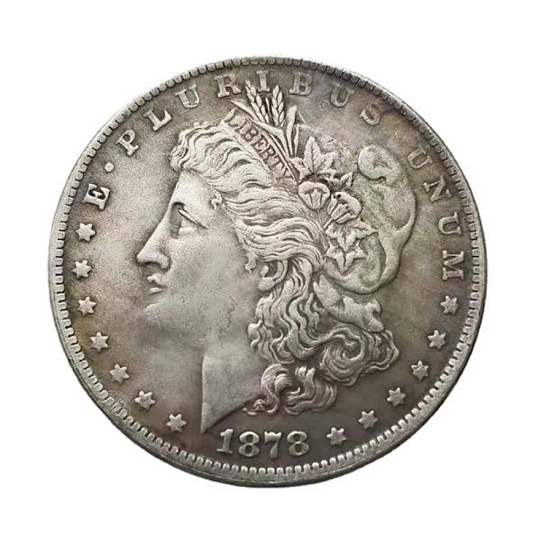 1 stk 1878-1887 USA Morgan Silver Dollar $1 minnemynter C 1 One size