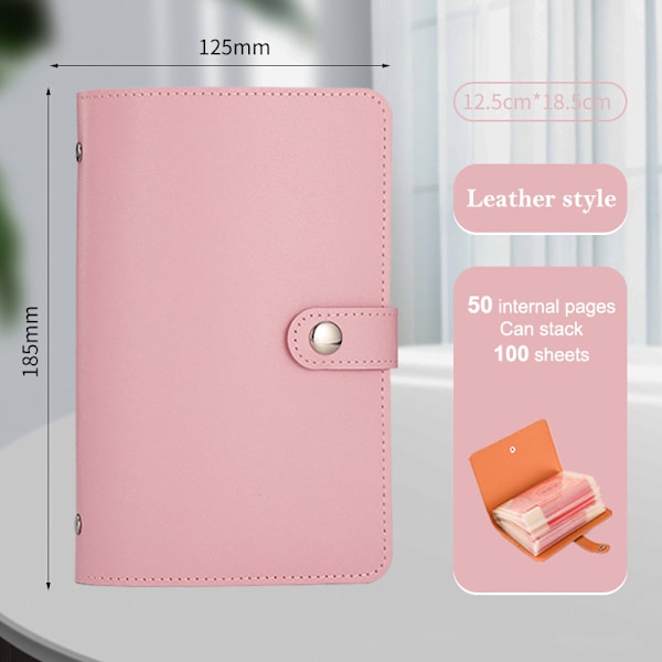 100 Kuverter Pengebesparende Genanvendelig Udfordring Par Besparelser Penge Pink