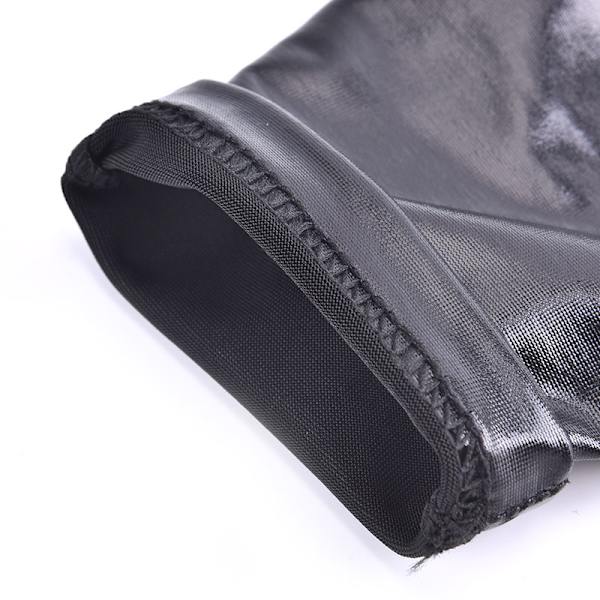 Stretch PU Læder Skinny Lang Handske Punk Rock Hip Hop Jazz Dis Gold long