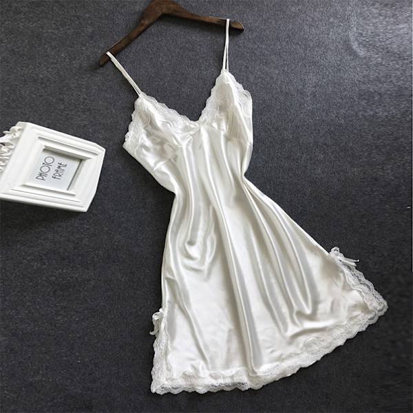 Bowknot Transparent Sexy Undertøy Blonder Tyll Hul suspendel Red XL