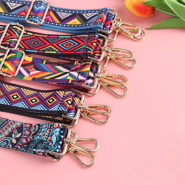 140CM Taske Håndtag Taske Strap Aftagelig DIY Håndtaske Tilbehør Kr Multicolor 1#