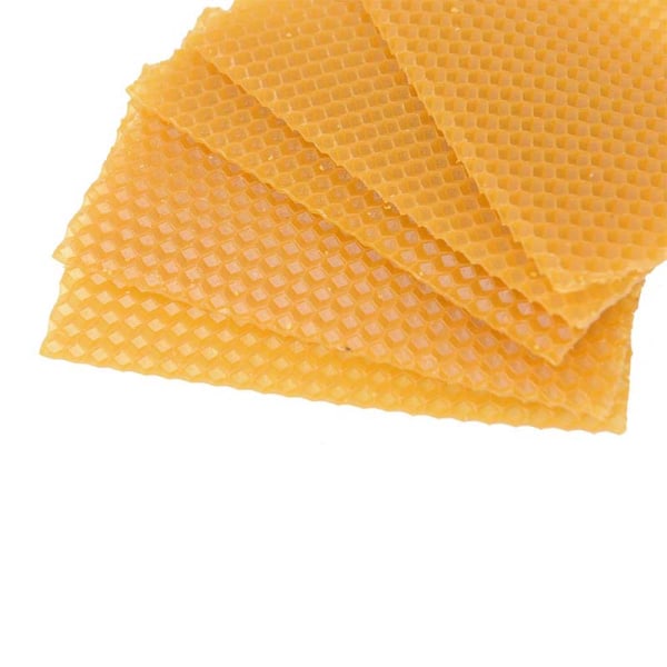 10 stk Yellow Honeycomb Foundation Bee Hive Wax Rammer Beeeeeep Yellow 10Pcs