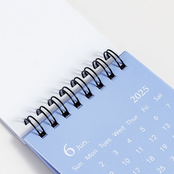 2025 Skrivbords kalender Årlig Månadsdaglig Planerare Tidshantering Black
