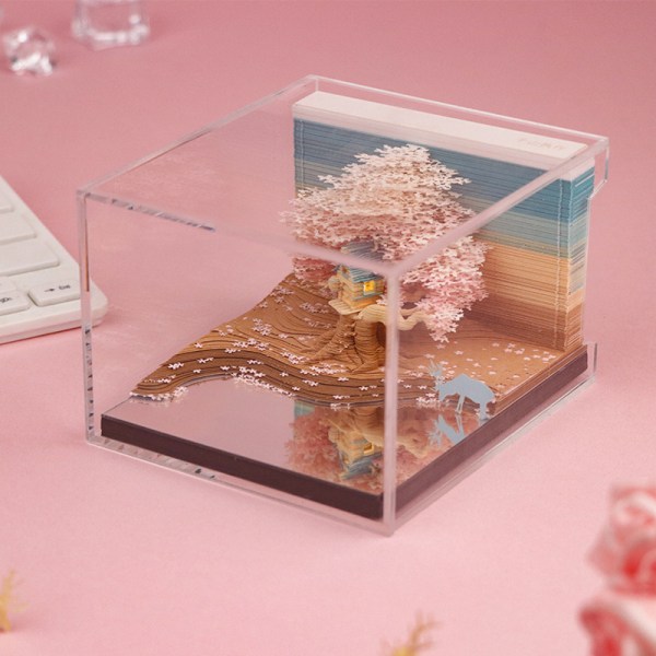 3D Skrivebord Memo Pad A2 onesize