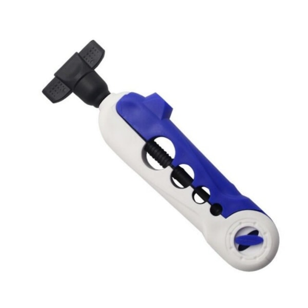 Fiskeverktyg Bärbar fiskelina Winder Reel Line Spooler hej White Blue one size