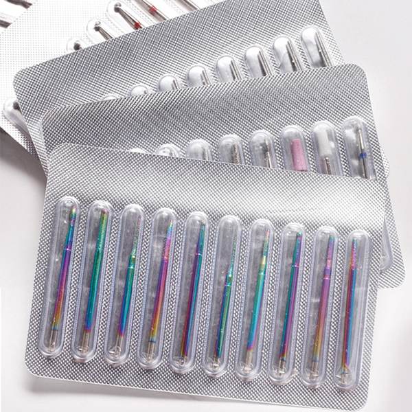 10 kpl timanttijyrsintäterät manikyyri-kovametallikynsien poranterille LB-001 one size